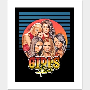 greatest hits 80s girls aloud / retro vintage flyers Posters and Art